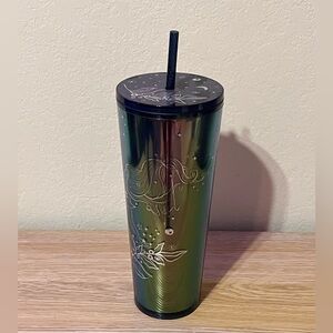 Decorating blues iridescent Starbucks cup